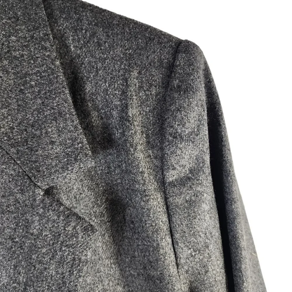 Sag Harbor Petite Gray Wool Blend Blazer